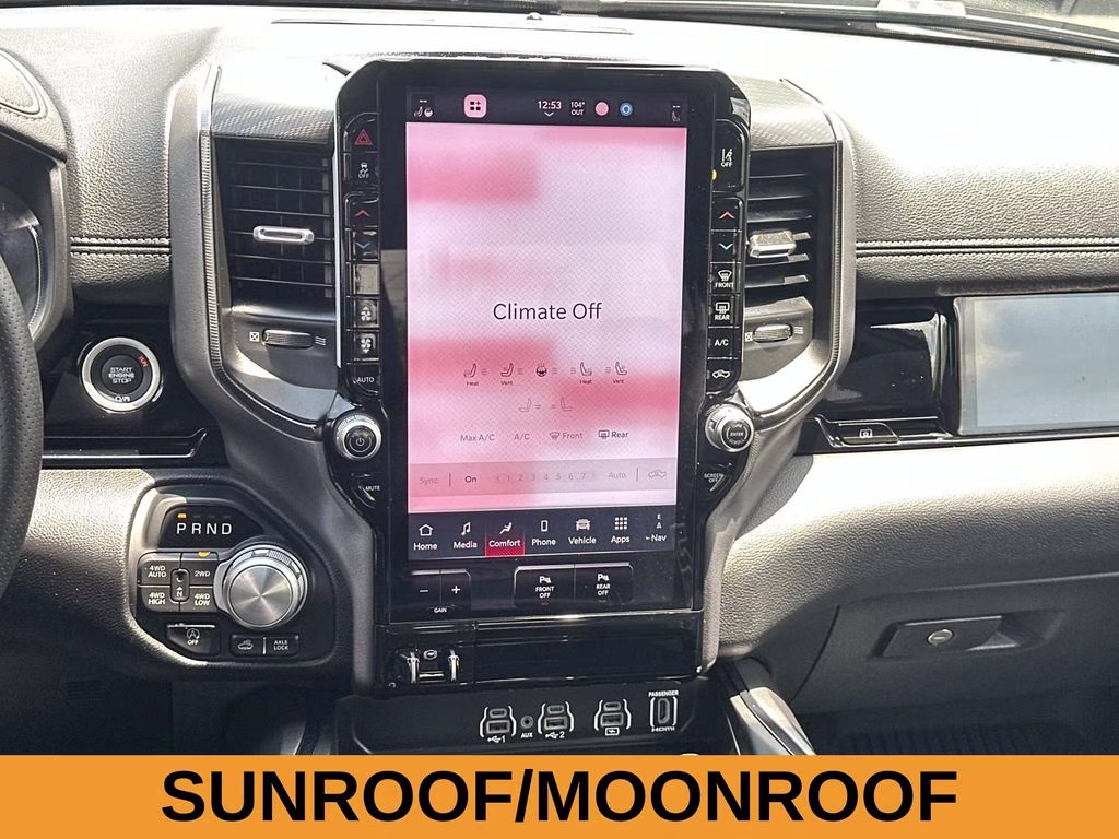 2025 Diamond Black Crystal Pearlcoat Ram 1500 Rebel 4X4 Truck