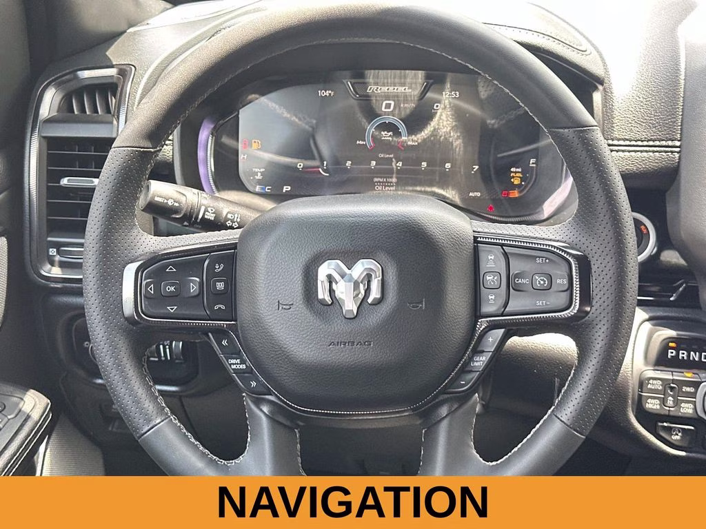 2025 Diamond Black Crystal Pearlcoat Ram 1500 Rebel 4X4 Truck