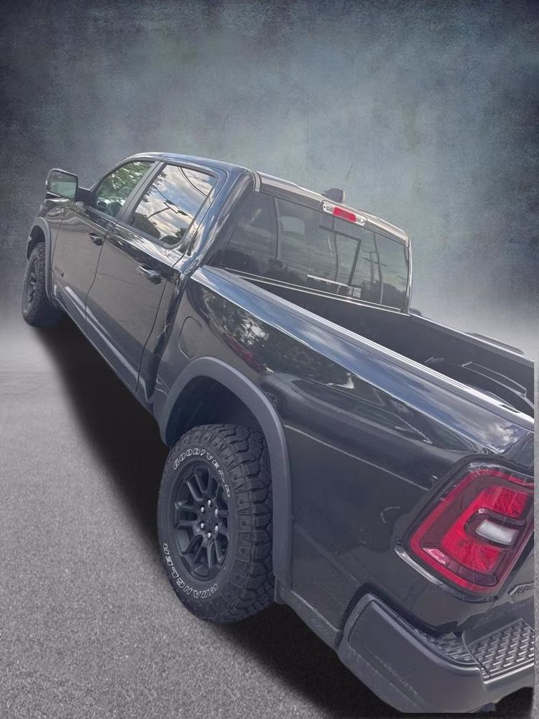 2025 Diamond Black Crystal Pearlcoat Ram 1500 Rebel 4X4 Truck