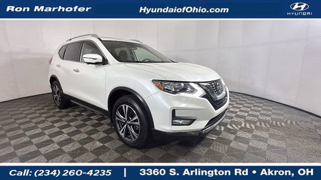 2020 White Nissan Rogue S AWD SUV
