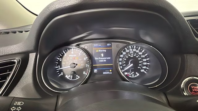 2020 White Nissan Rogue S AWD SUV