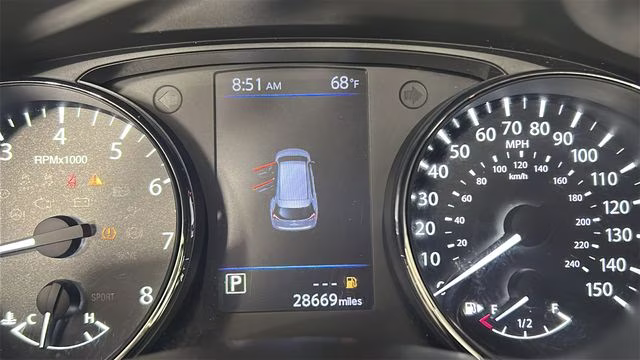 2020 White Nissan Rogue S AWD SUV