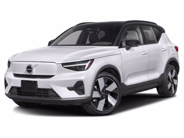 2023 White Volvo XC40 Recharge Pure Electric Twin Plus AWD SUV
