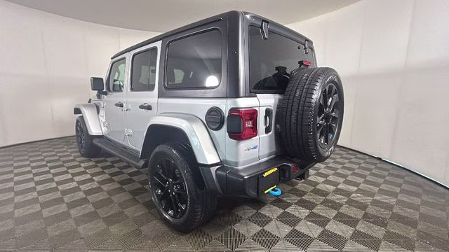 2023 Silver Zynith Clearcoat Jeep Wrangler Sahara 4xe 4X4 SUV