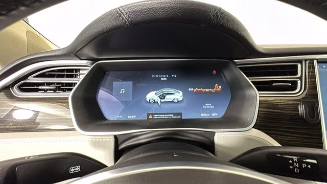 2014 Silver Metallic Tesla Model S P85D RWD Hatchback
