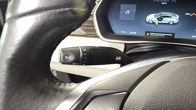 2014 Silver Metallic Tesla Model S P85D RWD Hatchback