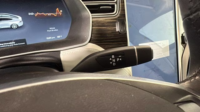 2014 Silver Metallic Tesla Model S P85D RWD Hatchback