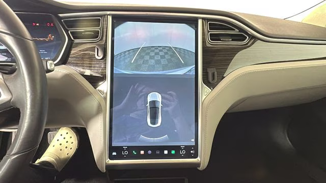 2014 Silver Metallic Tesla Model S P85D RWD Hatchback