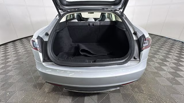 2014 Silver Metallic Tesla Model S P85D RWD Hatchback