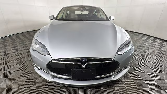 2014 Silver Metallic Tesla Model S P85D RWD Hatchback