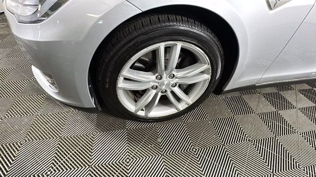 2014 Silver Metallic Tesla Model S P85D RWD Hatchback