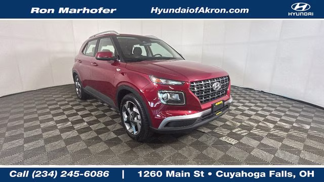 2025 Ultimate Red Hyundai Venue SEL FWD SUV