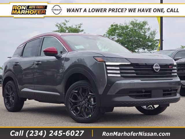 2026 Gun Metallic/Scarlet Ember Tintcoat Nissan Kicks SR AWD SUV