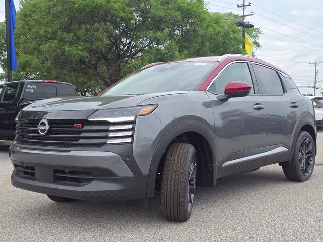 2026 Gun Metallic/Scarlet Ember Tintcoat Nissan Kicks SR AWD SUV