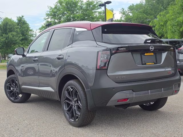 2026 Gun Metallic/Scarlet Ember Tintcoat Nissan Kicks SR AWD SUV