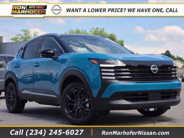 2026 Arctic Ice Blue/Black Nissan Kicks SR AWD SUV