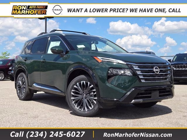 2026 Obsidian Green Nissan Rogue Platinum AWD SUV