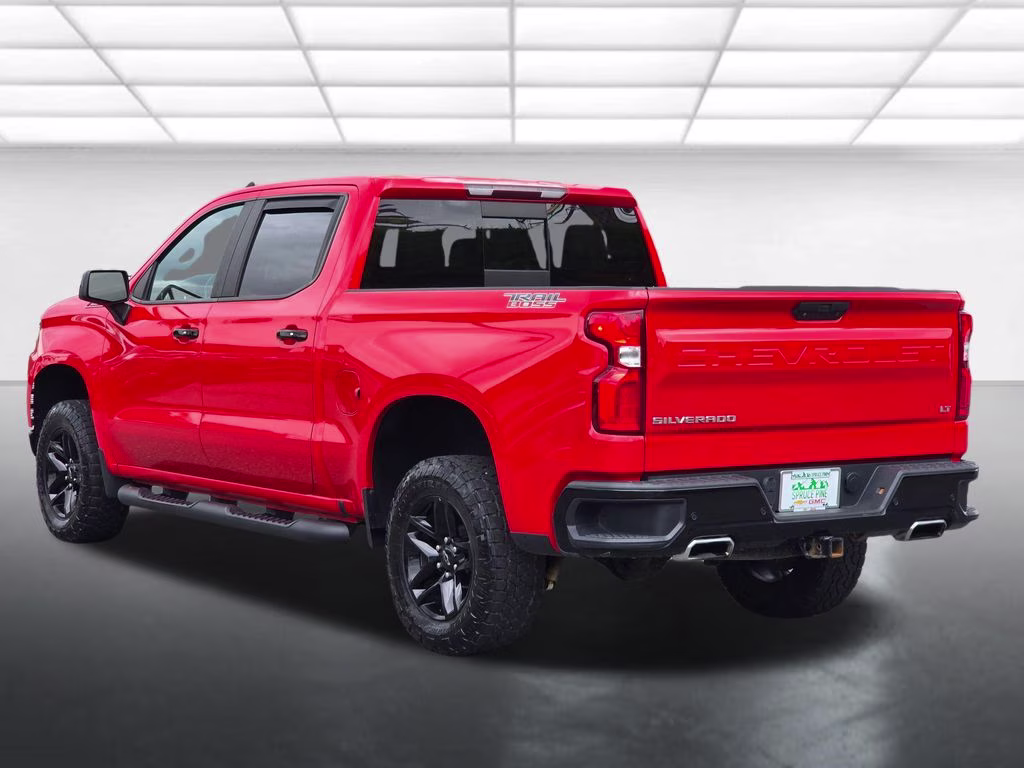 2019 Red Hot Chevrolet Silverado 1500 LT Trail Boss 4X4 Truck