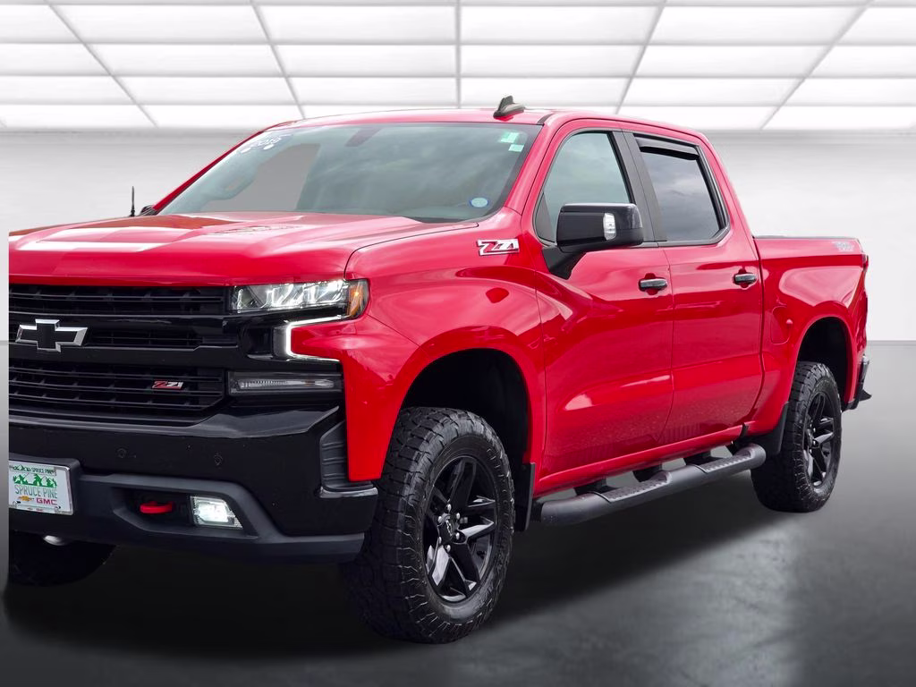 2019 Red Hot Chevrolet Silverado 1500 LT Trail Boss 4X4 Truck