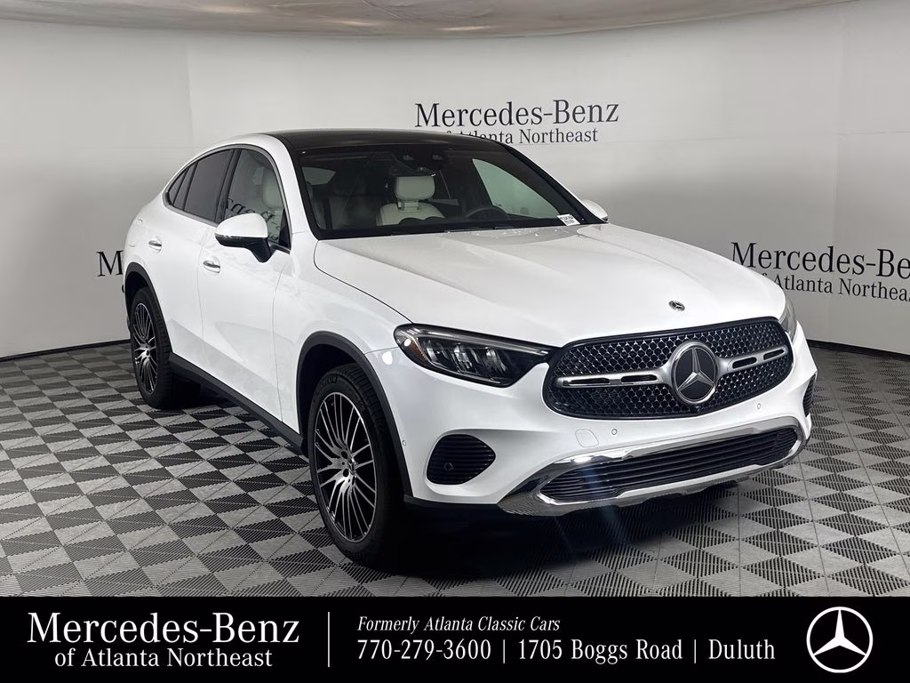 2026 MANUFAKTUR Moonlight White Metallic Mercedes-Benz GLC GLC 300 Coupe AWD SUV