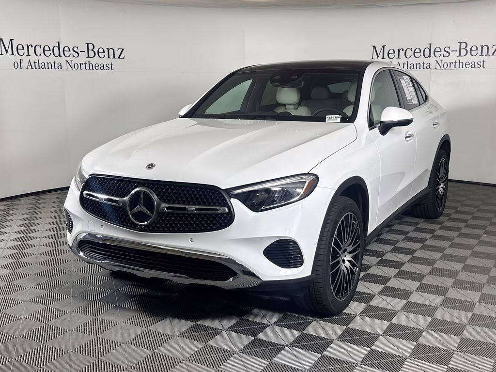 2026 MANUFAKTUR Moonlight White Metallic Mercedes-Benz GLC GLC 300 Coupe AWD SUV