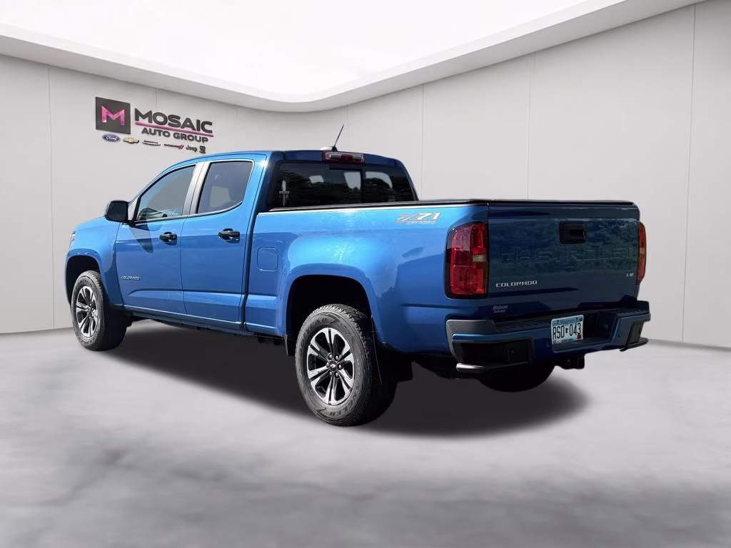 2022 Bright Blue Metallic Chevrolet Colorado Z71 4X4 Truck