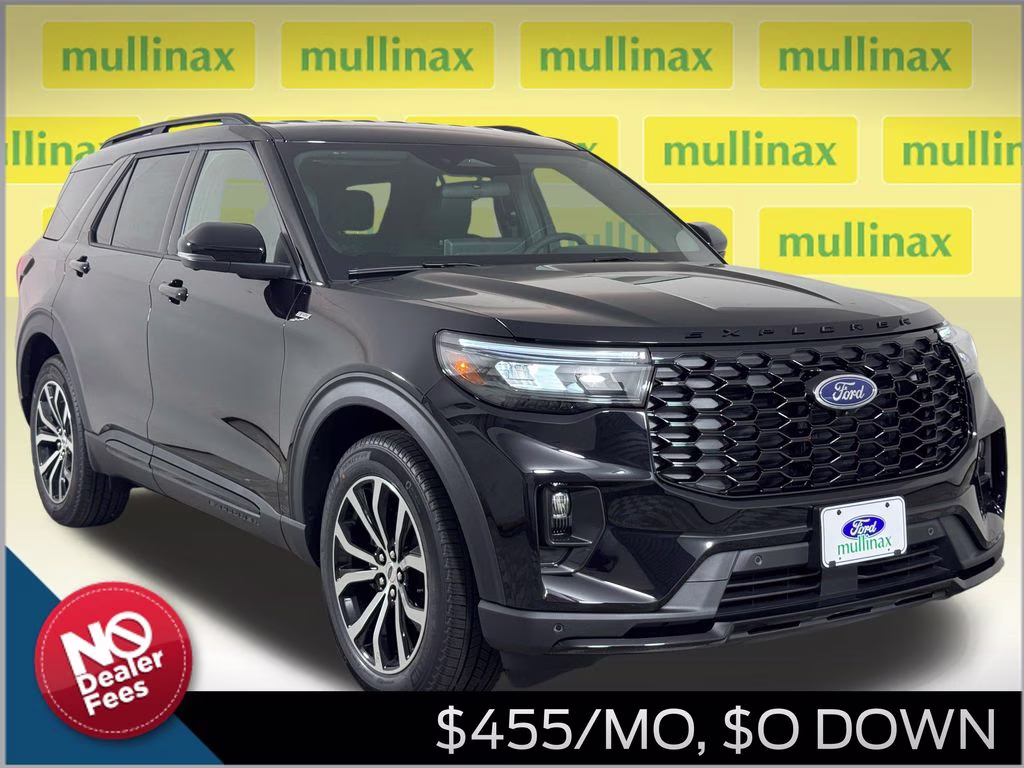 2026 Agate Black Metallic Ford Explorer ST-Line RWD SUV