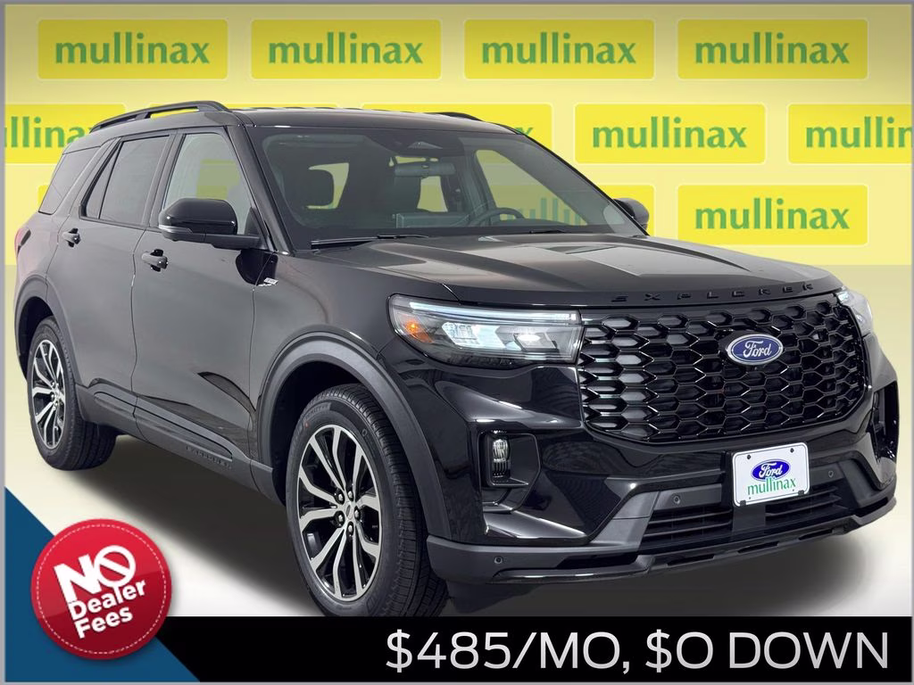 2026 Agate Black Metallic Ford Explorer ST-Line RWD SUV