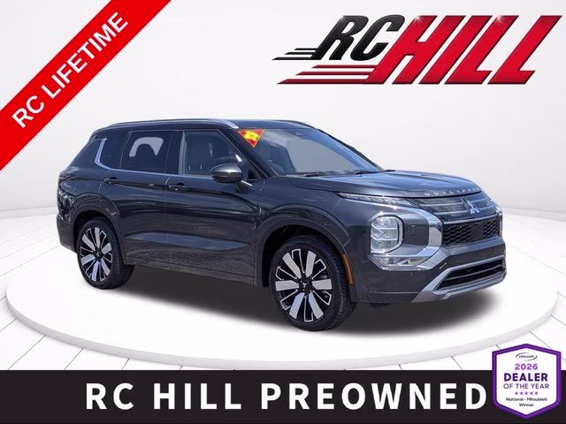 2025 Graphite Gray Metallic/Black Roof Mitsubishi Outlander SEL AWD SUV