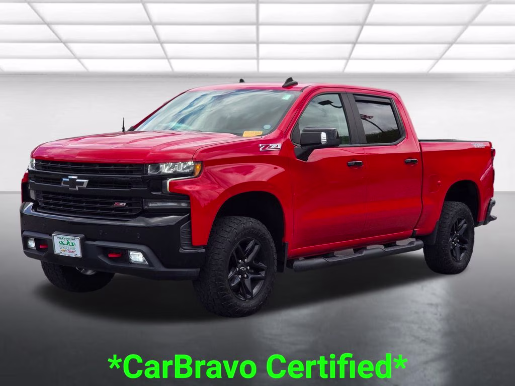2019 Red Hot Chevrolet Silverado 1500 LT Trail Boss 4X4 Truck