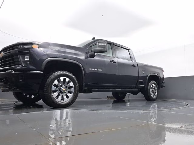 2024 Dark Ash Metallic Chevrolet Silverado 2500HD Custom 4X4 Truck