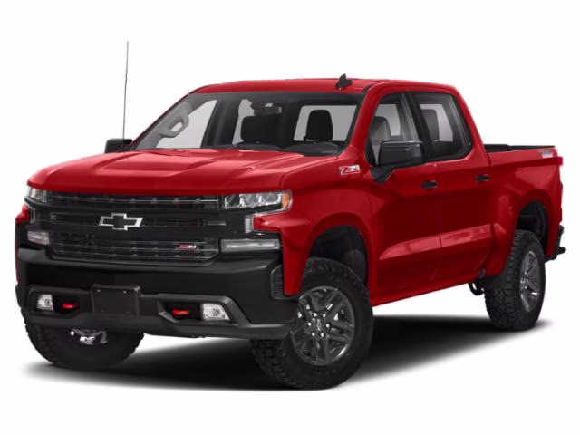 2019 Red Hot Chevrolet Silverado 1500 LT Trail Boss 4X4 Truck