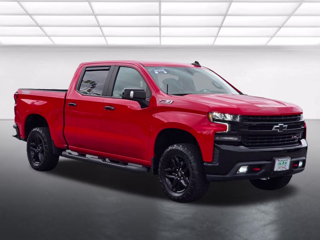 2019 Red Hot Chevrolet Silverado 1500 LT Trail Boss 4X4 Truck