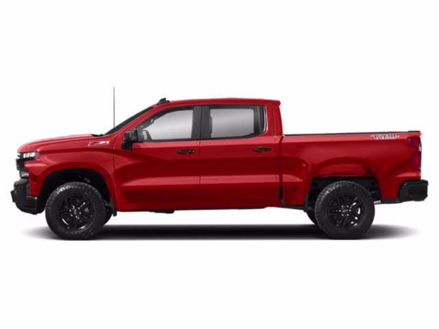 2019 Red Hot Chevrolet Silverado 1500 LT Trail Boss 4X4 Truck