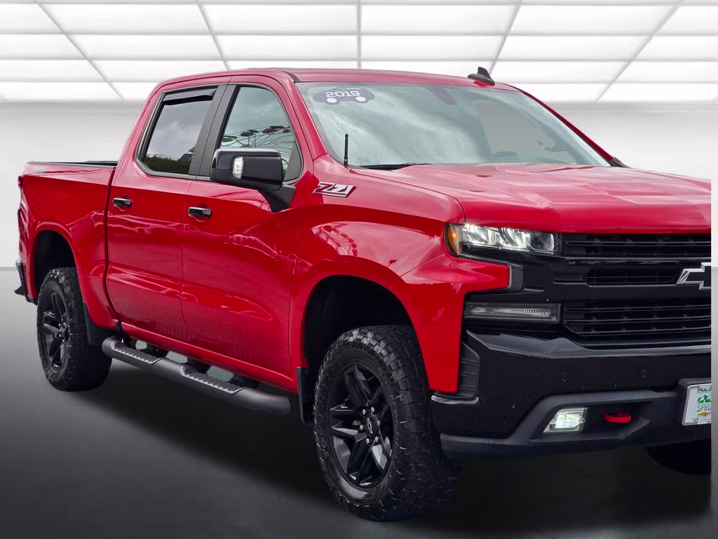 2019 Red Hot Chevrolet Silverado 1500 LT Trail Boss 4X4 Truck