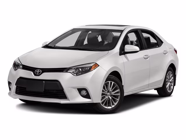 2016 Super White Toyota Corolla L FWD Sedan