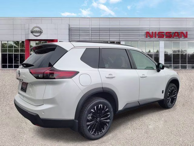 2026 Everest White Pearl Tricoat Nissan Rogue Dark Armor FWD SUV