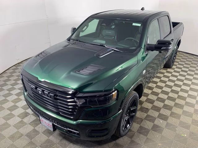 2026 Serrano Green Metallic Ram 1500 Laramie Night Edition 4X4 Truck