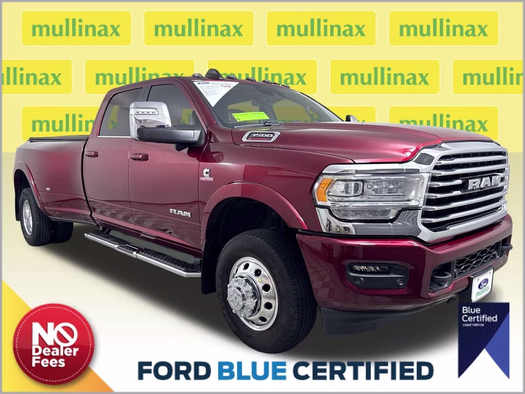 2024 Delmonico Red Pearlcoat Ram 3500 Limited Longhorn 4X4 Truck