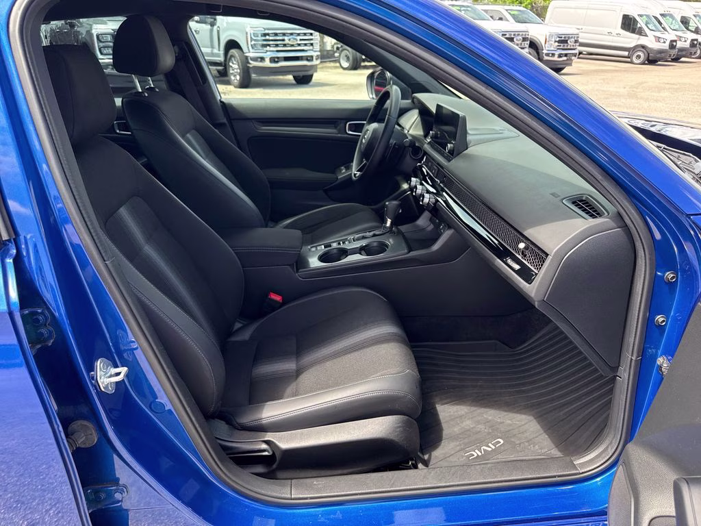 2023 Aegean Blue Metallic Honda Civic Sport FWD Sedan