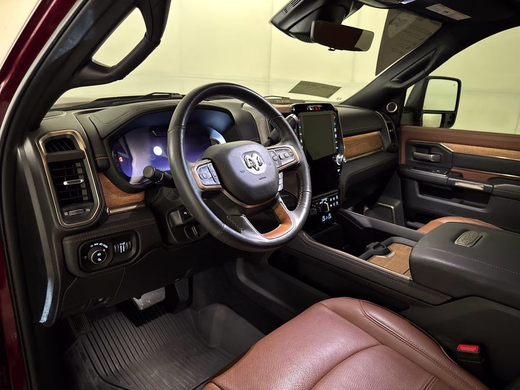 2024 Delmonico Red Pearlcoat Ram 3500 Limited Longhorn 4X4 Truck