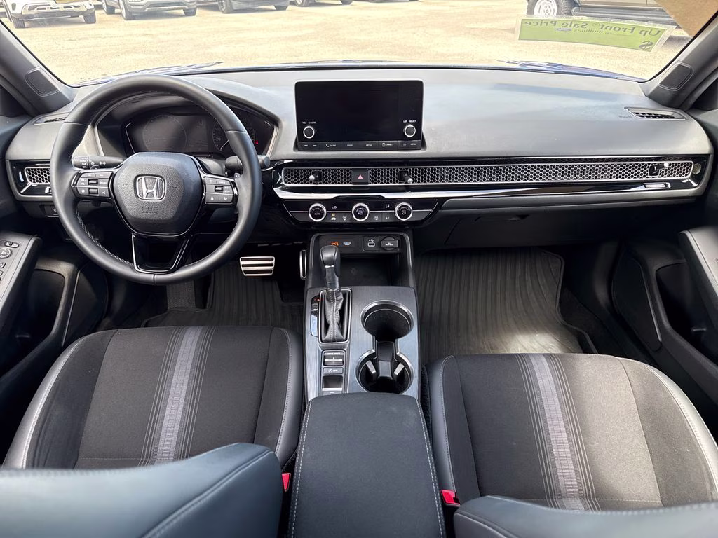 2023 Aegean Blue Metallic Honda Civic Sport FWD Sedan
