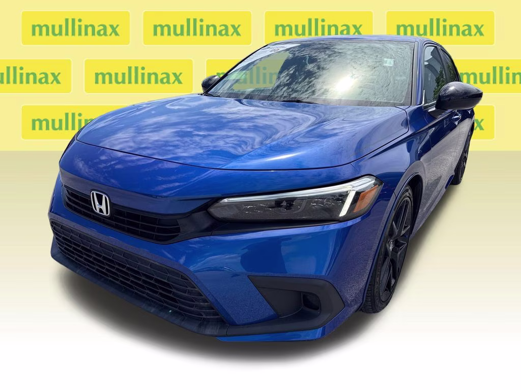2023 Aegean Blue Metallic Honda Civic Sport FWD Sedan
