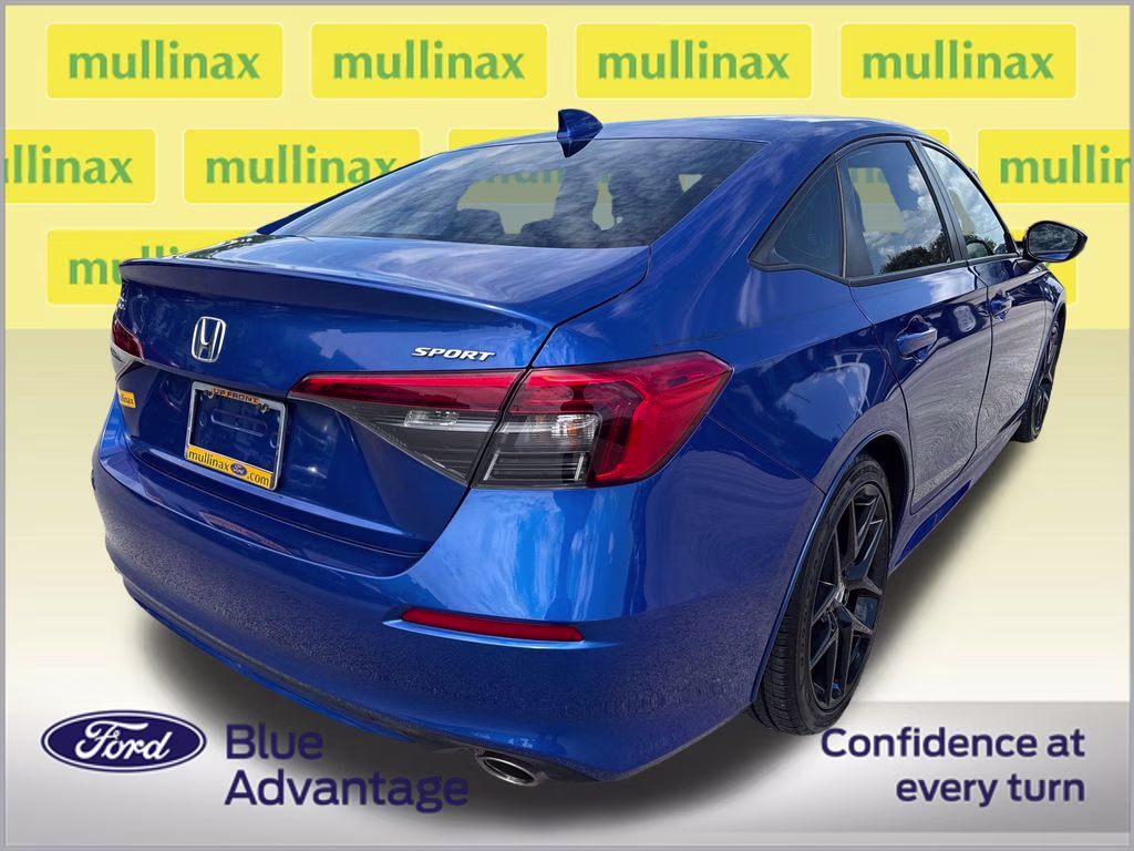 2023 Aegean Blue Metallic Honda Civic Sport FWD Sedan