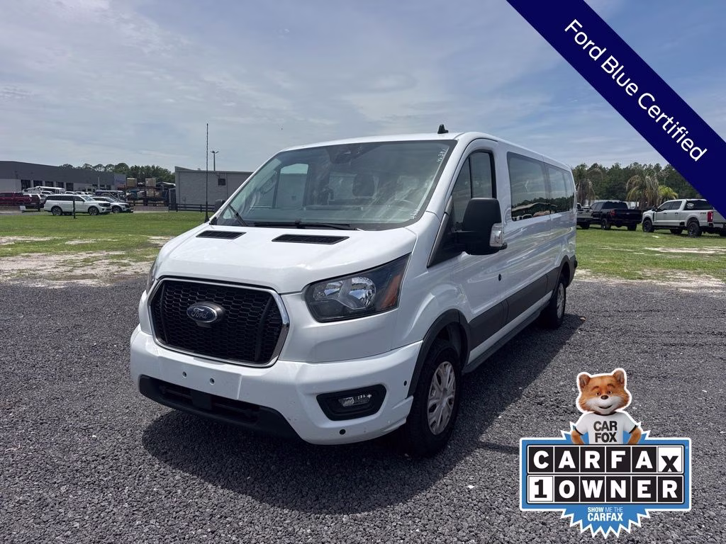 2024 Oxford White Ford Transit-350 XLT RWD Crossover