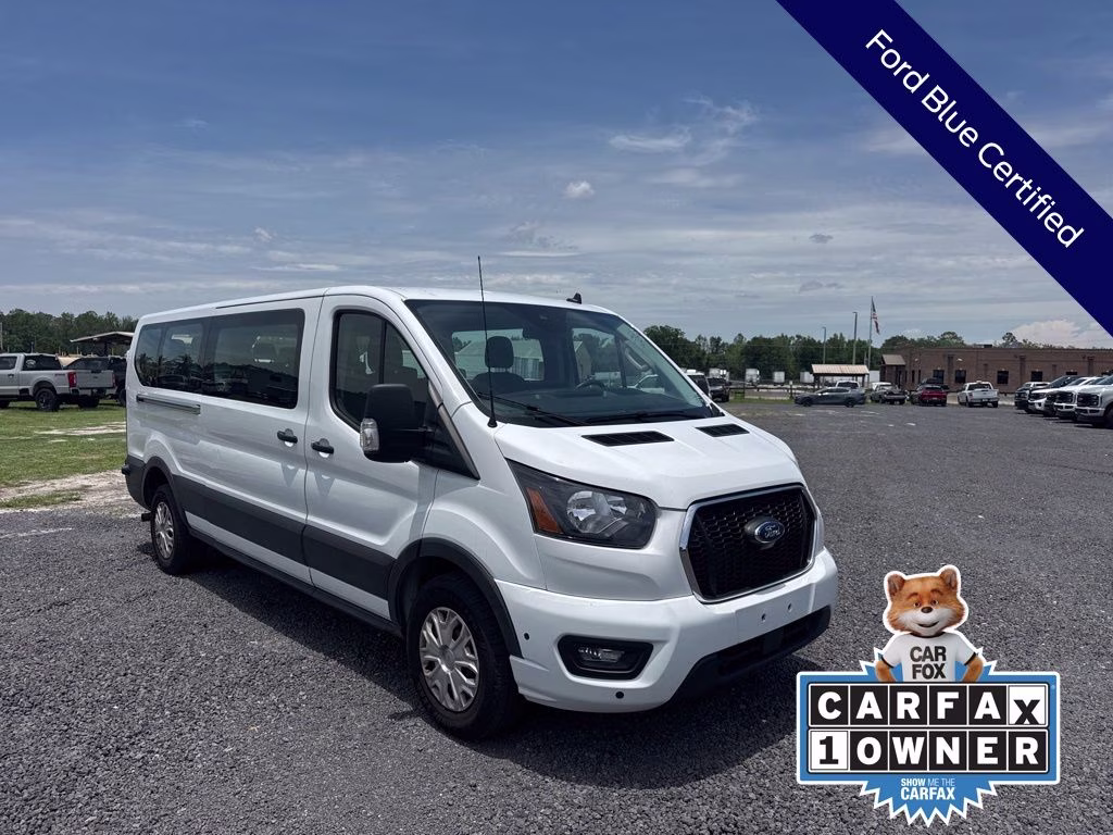 2024 Oxford White Ford Transit-350 XLT RWD Crossover