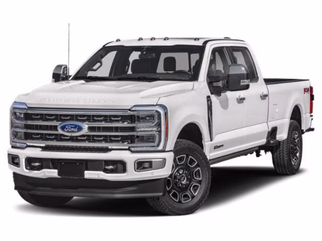 2024 White Metallic Ford Super Duty F-350 SRW Platinum 4X4 Truck