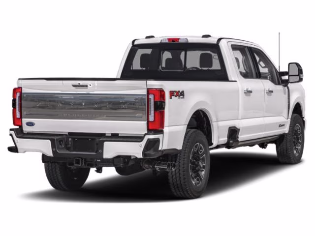 2024 White Metallic Ford Super Duty F-350 SRW Platinum 4X4 Truck