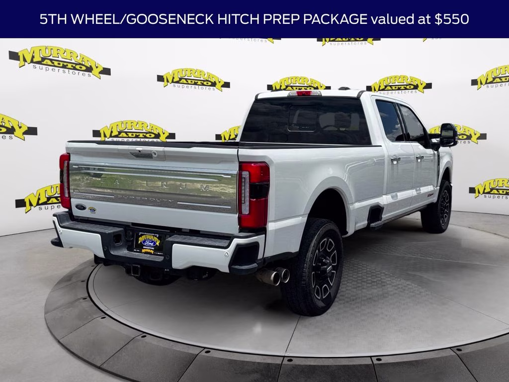 2024 White Metallic Ford Super Duty F-350 SRW Platinum 4X4 Truck