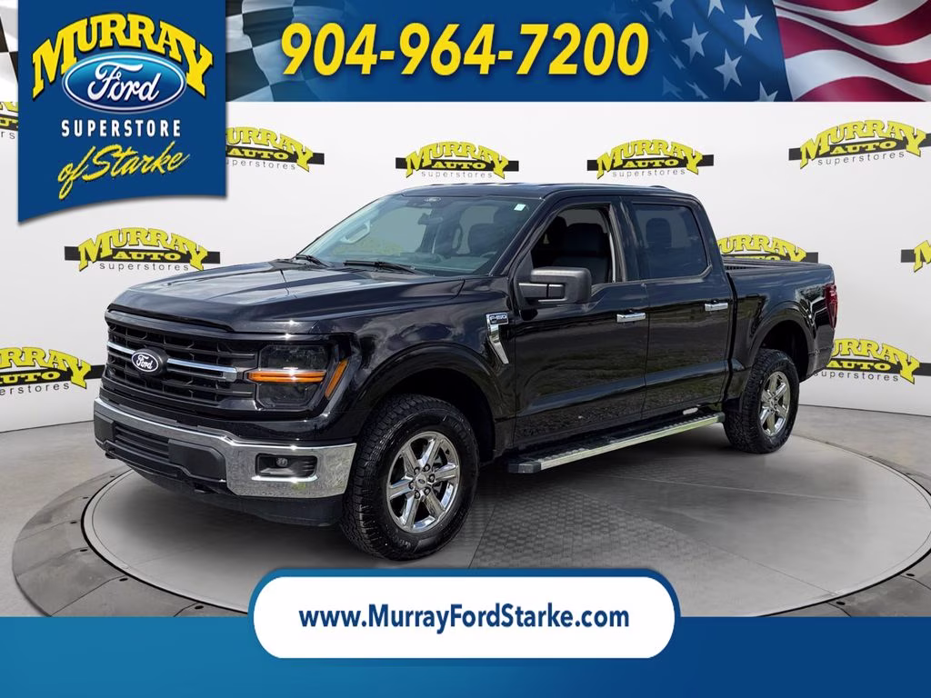 2025 Black Metallic Ford F-150 XLT 4X4 Truck